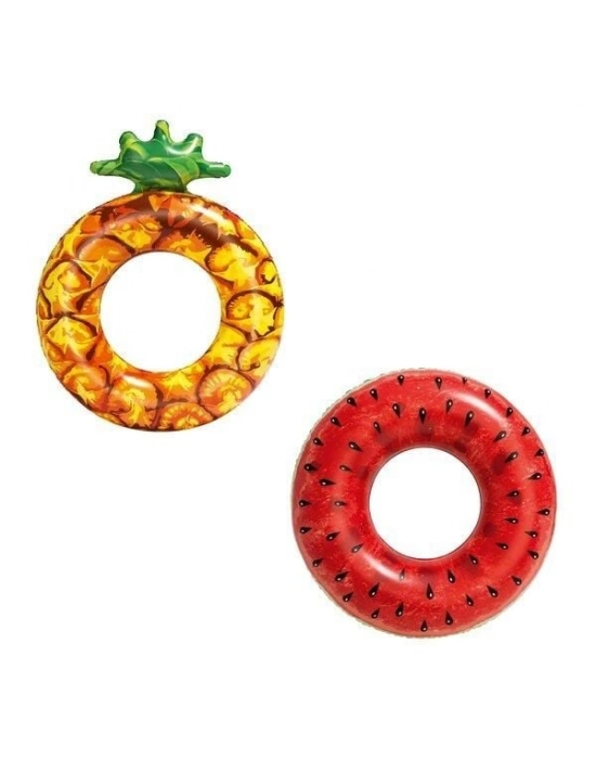 Renkli Ananas Desenli  Deniz Simit Bestway - 36121 -Ananas