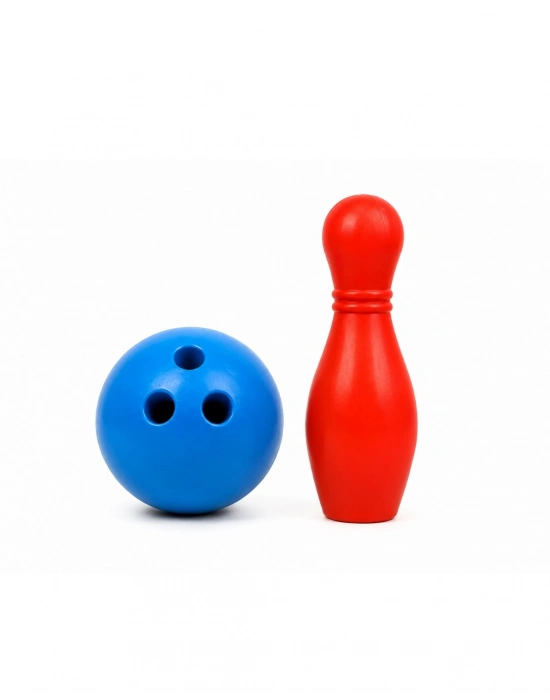 Renkli Çocuk Bowling Oyunu 6 Kukalı Eğitici Eğlence Seti