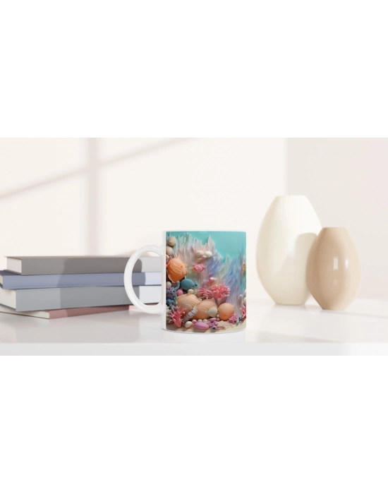 Renkli Denizatı İkilisi Kupa Bardak