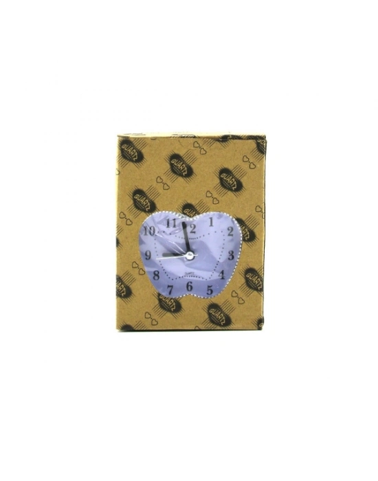 Renkli Kalp Masa Çalar Saati