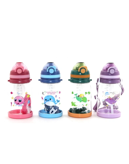 Renkli Pipetli Suluk 550 Ml