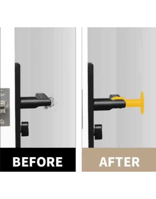 Renkli Vantuzlu Geçmeli Kapı Kolu Stoper 4lü Set