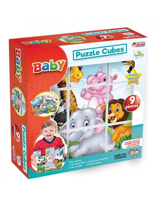 Resimli Küpler 9 Parça  Bebek Aktivite Oyun Seti