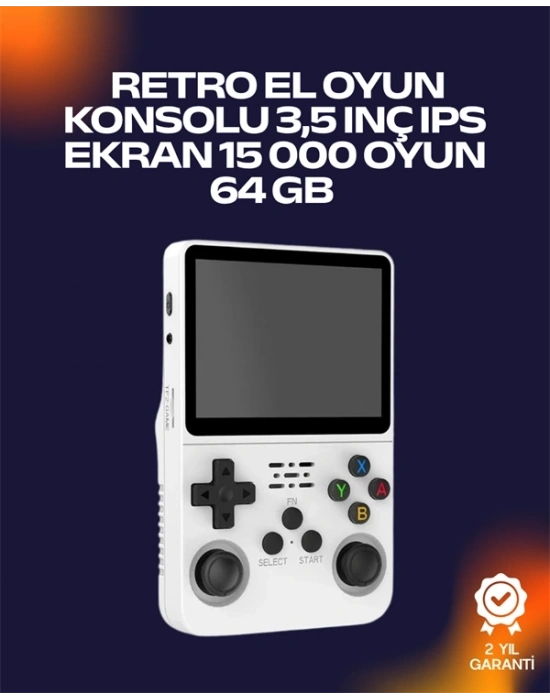 Retro Oyun Cihazı – Çift MicroSD Desteği, Çoklu Platform Uyumu, 3200 mAh Batarya