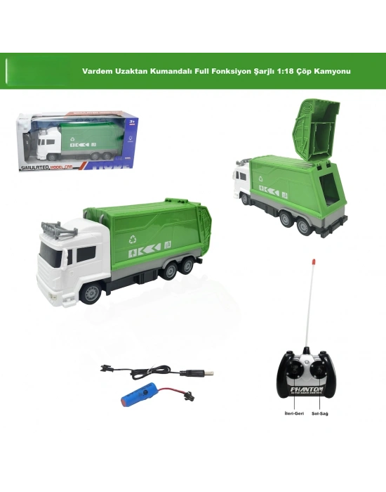 ® RG-618-6A-7A UK FF ŞARJLI 1 16 KAMYON DAMPERLİ
