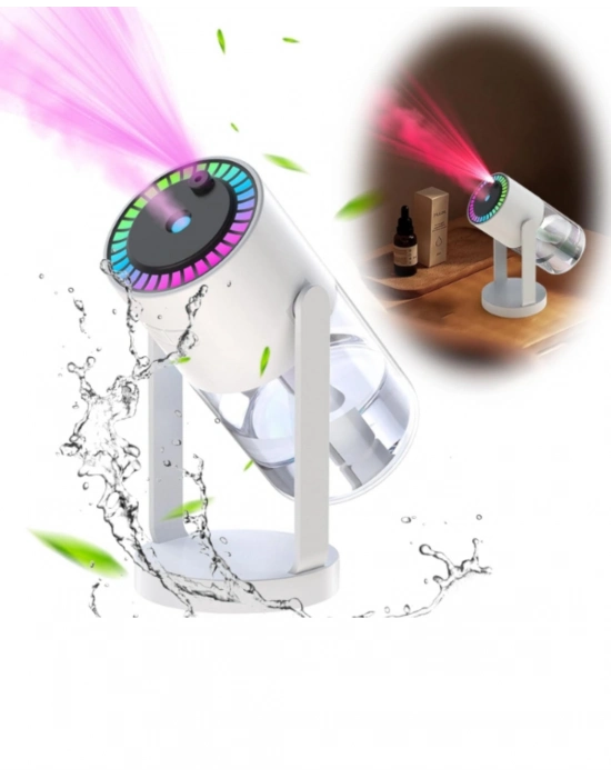 ® RGB Işıklı Hava Nemlendirici Ultrasonik Teknoloji ve Portatif Tasarım