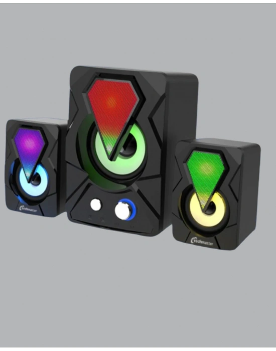 RGB LED Aydınlatmalı Bilgisayar Oyun Hoparlör Sistemi