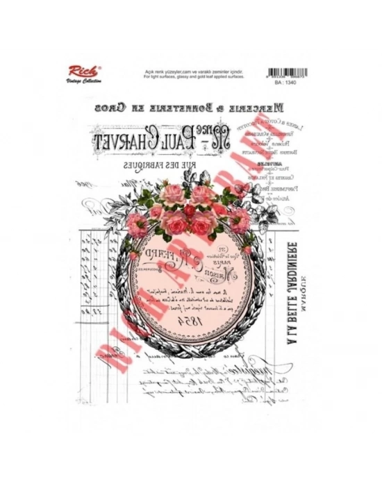 ® Rich 1340 Vintage Kolay Transfer 23x33 cm