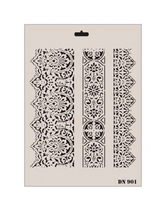 ® Rich Dantel Seri DN-901 Stencil 35x25 cm