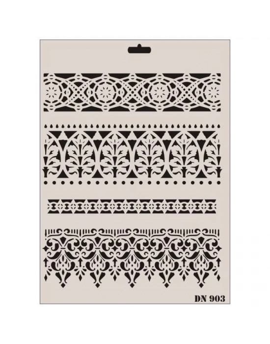 ® Rich Dantel Seri DN-903 Stencil 35x25 cm