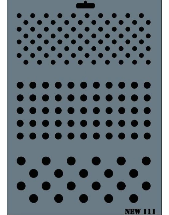 ® Rich New Seri N-111 Stencil 35x25 cm