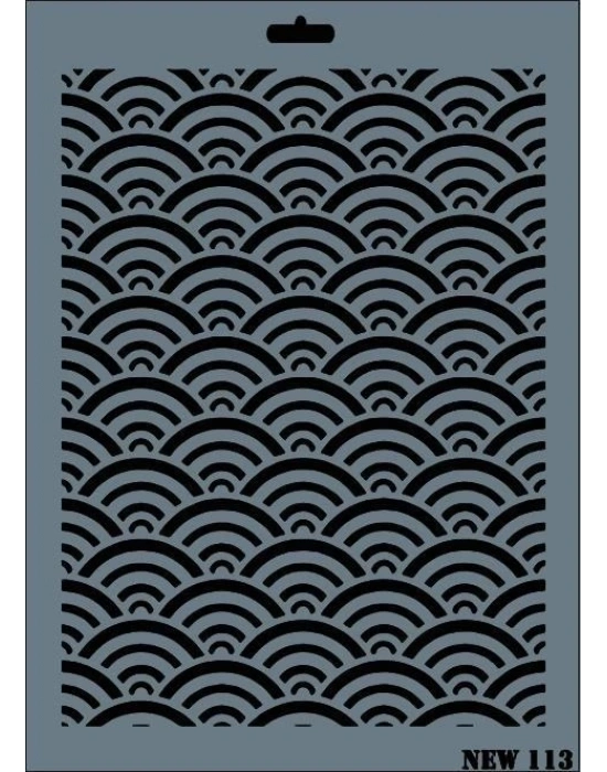 ® Rich New Seri N-113 Stencil 35x25 cm
