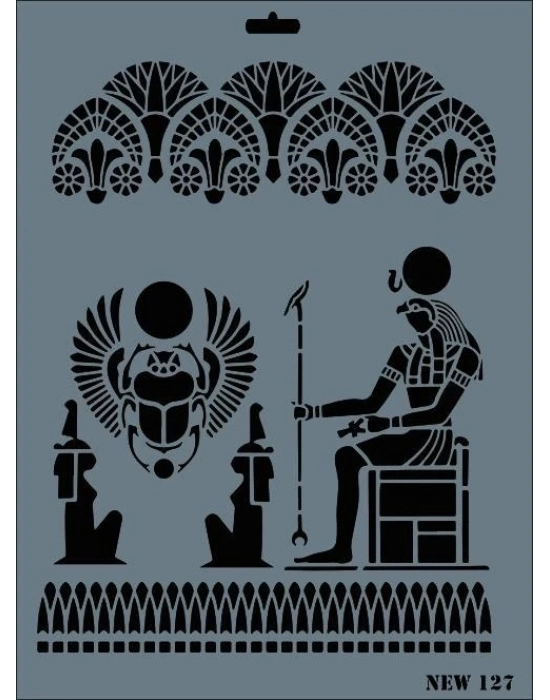 ® Rich New Seri N-127 Stencil 35x25 cm