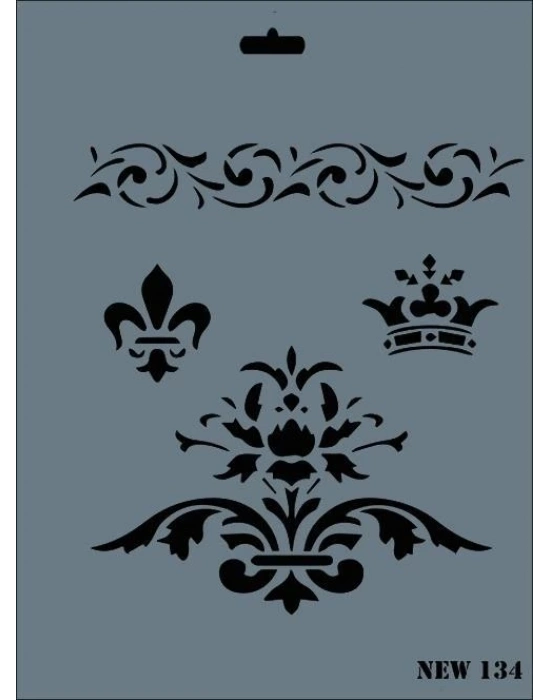 ® Rich New Seri N-134 Stencil 35x25 cm