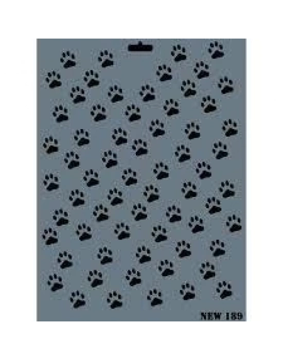 ® Rich New Seri N-189 Stencil 35x25 cm