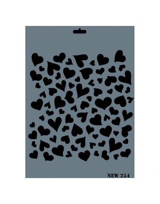 ® Rich New Seri N-254 Stencil 35x25 cm