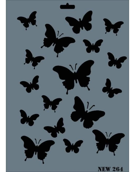 ® Rich New Seri N-264 Stencil 35x25 cm