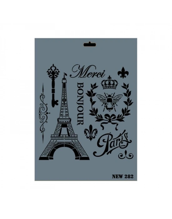 ® Rich New Seri N-282 Stencil 35x25 cm