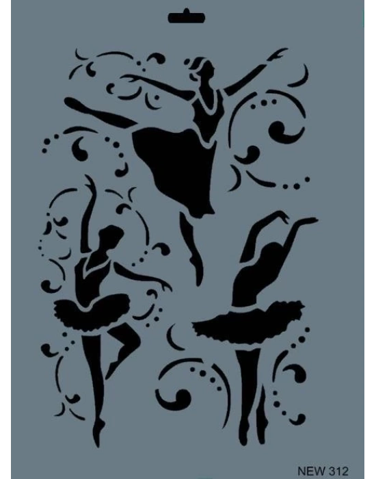 ® Rich New Seri N-312 Stencil 35x25 cm