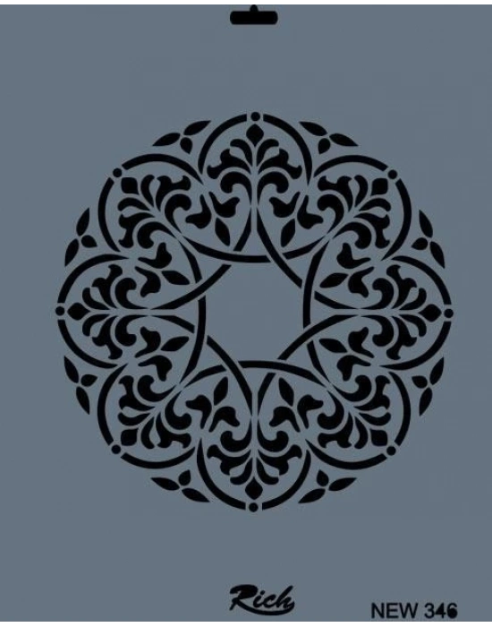 ® Rich New Seri N-346 Stencil 35x25 cm