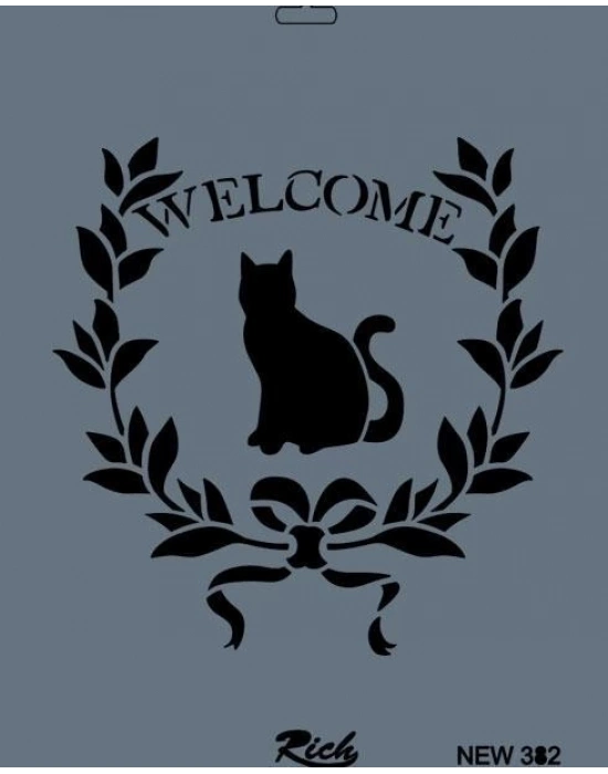 ® Rich New Seri N-382 Stencil 35x25 cm