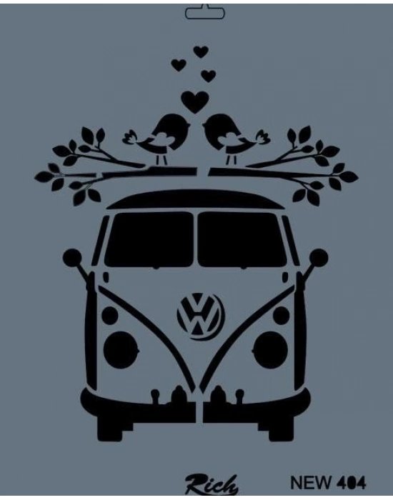 ® Rich New Seri N-404 Stencil 35x25 cm