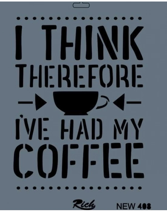 ® Rich New Seri N-408 Stencil 35x25 cm