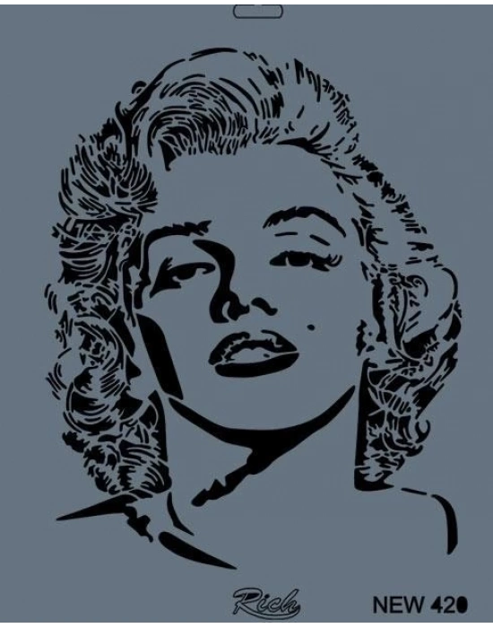 ® Rich New Seri N-420 Stencil 35x25 cm