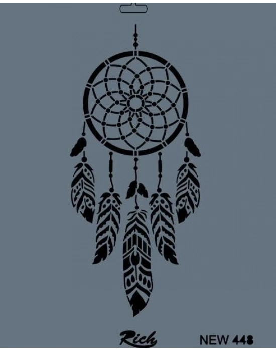 ® Rich New Seri N-448 Stencil 35x25 cm