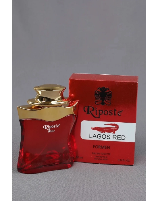 Riposte 24 Saat Etkili Erkek Parfüm - Lagoss Red - For Men 90 Ml