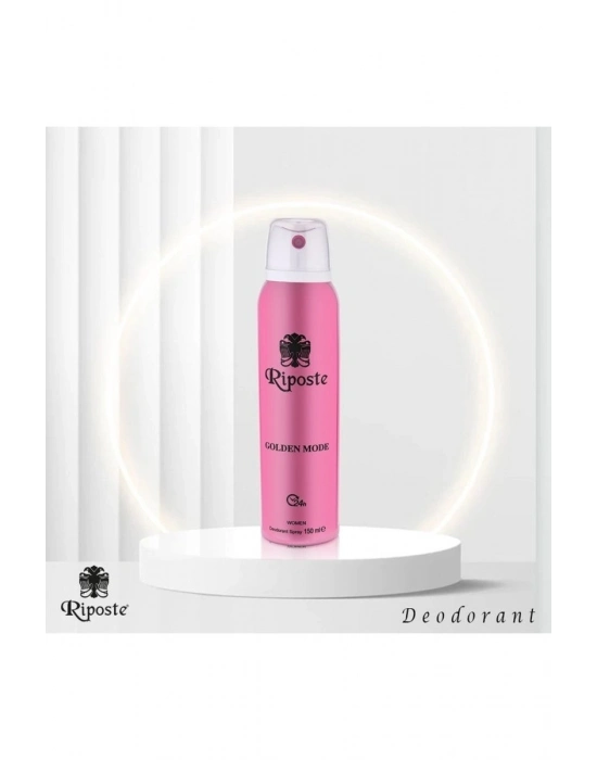 Riposte 24 Saat Etkili Kadın Deodorant -  Golden Mode - 150 Ml