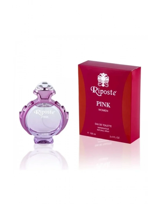 Riposte 24 Saat Etkili Kadın Parfüm - Pink - For Women 100 Ml