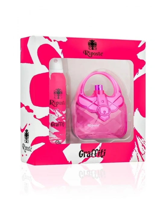 Riposte Kadın Parfüm & Deodorant Seti Graffiti For Women 110 Ml