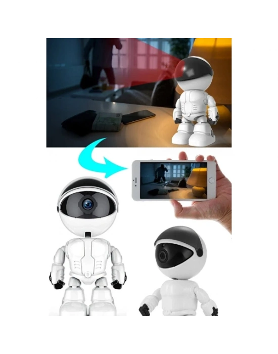 Robot Görünümlü Wi-Fi Bebek Kamerası
