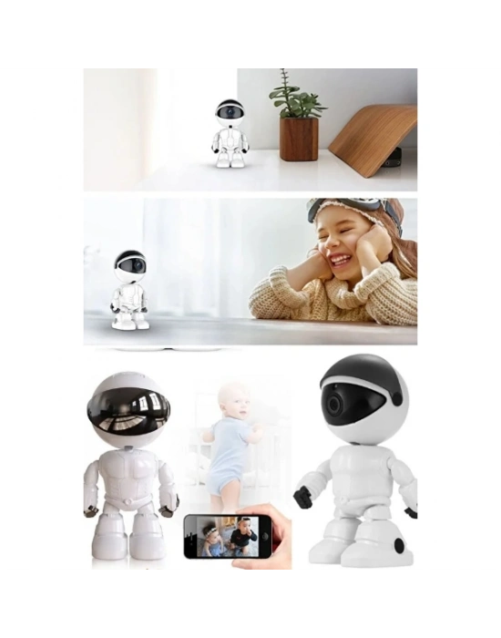 Robot Görünümlü Wi-Fi Bebek Kamerası