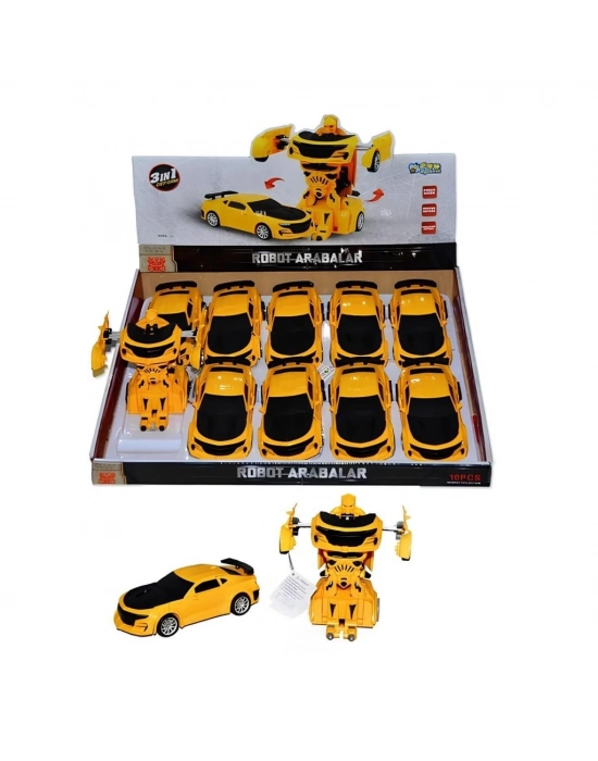 Robot Olan Araba Sarı CN1997
