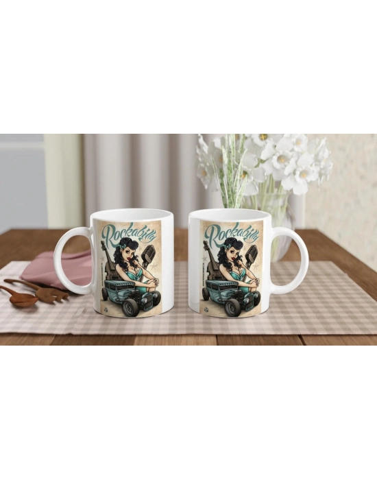 Rockabilly Tarzı Pin-Up Kupa