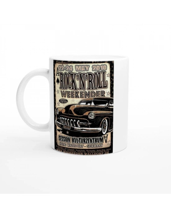 Rock’n Roll Weekender 2010 Klasik Araba Temalı Kupa Bardak