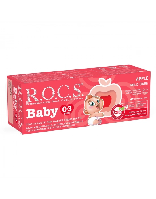 R.O.C.S.Baby Diş Macunu 35ml 0-3 Yaş Elma