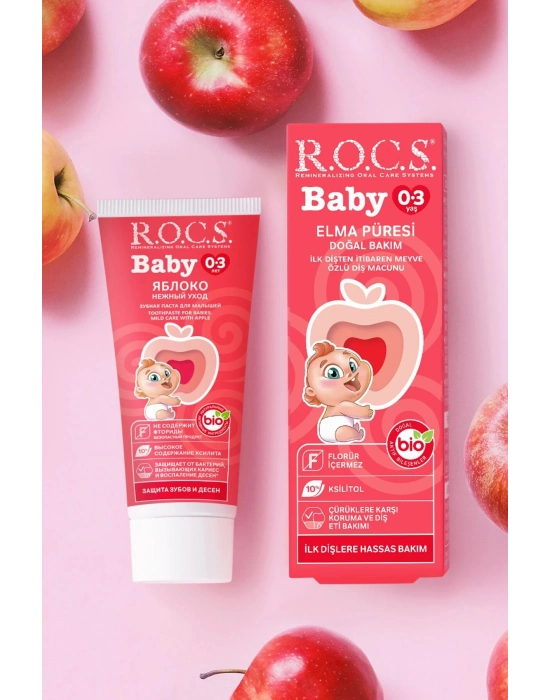 R.O.C.S.Baby Diş Macunu 35ml 0-3 Yaş Elma