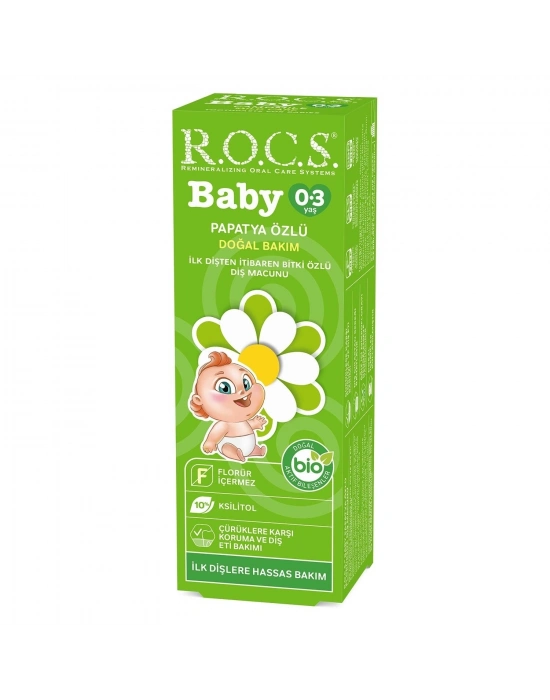 R.O.C.S.Baby Diş Macunu 35ml 0-3 Yaş Papatya