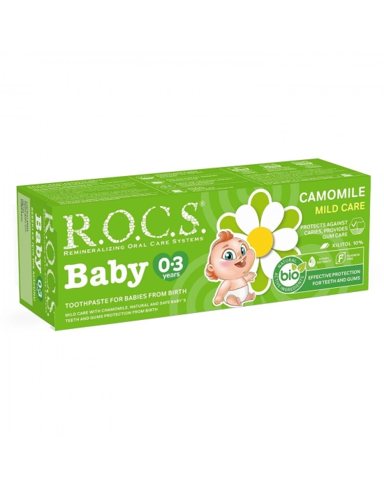 R.O.C.S.Baby Diş Macunu 35ml 0-3 Yaş Papatya