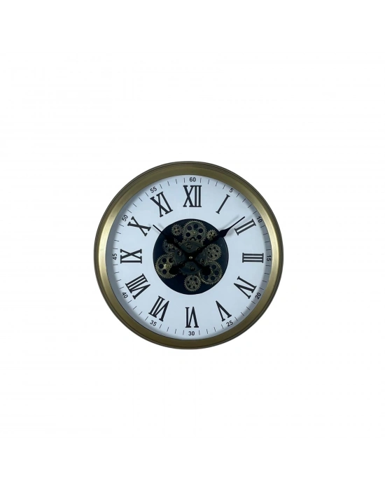® Roma Elegance Eskitme 60 Cm Çarklı Duvar Saati