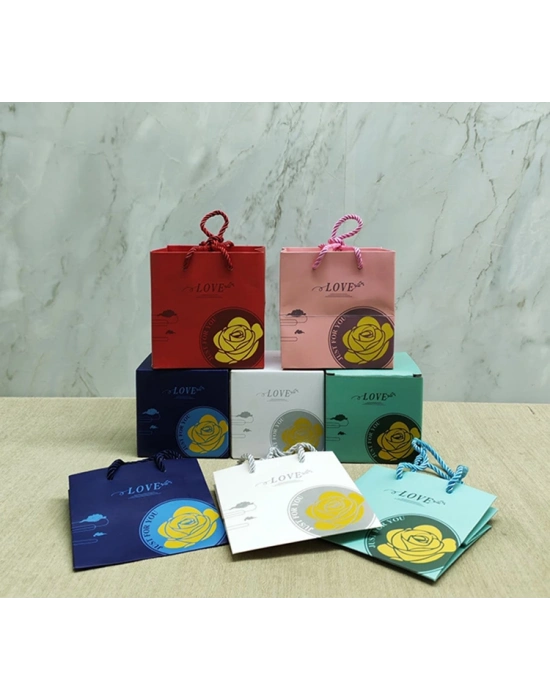 Romantik Gül Yüzük Kutusu Kubbe