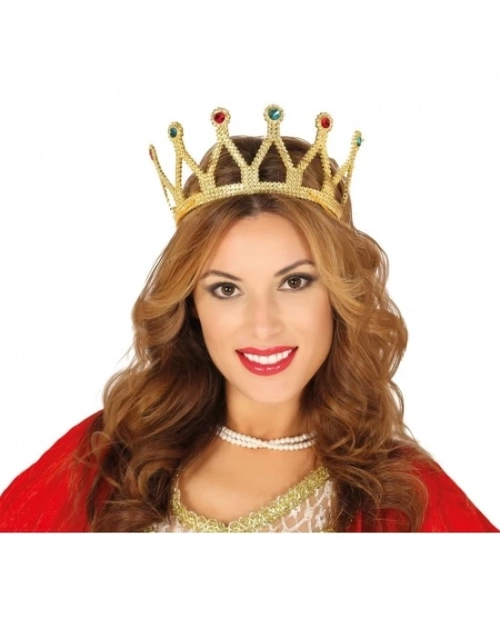 Rönesans Kraliçe Tacı Altın Renk