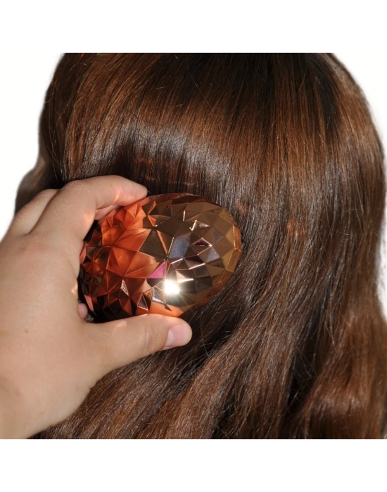 ®  Rose Gold Saç Düzleştirici Tarak Geniş AralıklıHer Saç Tipine Uygun Fırçalı Saç Düzleştiric