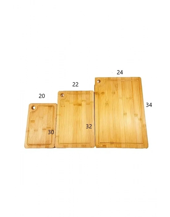 Rossel Premium 3lü Bambu Kesim Panosu