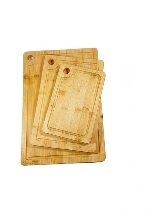 Rossel Premium 3lü Bambu Kesim Panosu