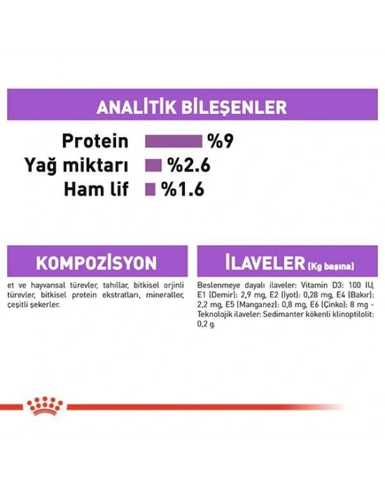Royal Canin Sterilised Jelly Pouch Kısırlaştırılmış Kedi Maması 1 Adet 85 Gr