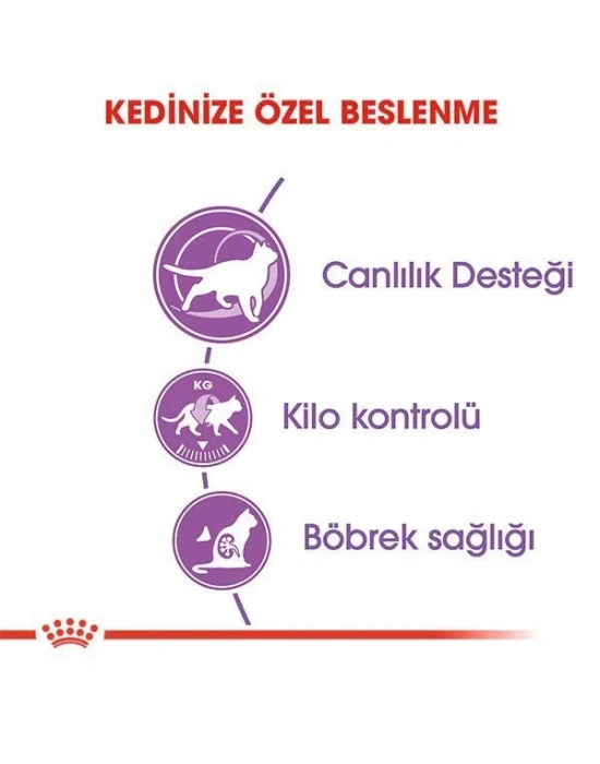 Royal Canin Sterilised Yetişkin Kısırlaştırılmış Kedi Maması 4 Kg